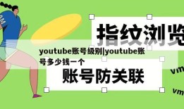 youtube账号级别|youtube账号多少钱一个