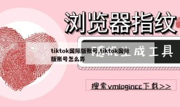 tiktok国际版账号,tiktok国际版账号怎么弄