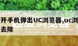 指纹打开手机弹出UC浏览器,uc浏览器指纹解锁去除