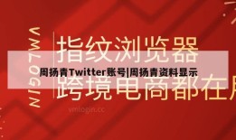 周扬青Twitter账号|周扬青资料显示