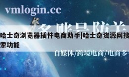 哈士奇浏览器插件电商助手|哈士奇资源网搜索功能