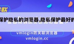 比较保护隐私的浏览器,隐私保护最好的浏览器