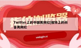 Twitter上的中国男网红|推特上的抖音男网红