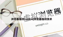 浏览器指纹cookie|浏览器指纹技术