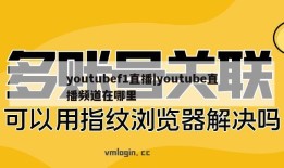 youtubef1直播|youtube直播频道在哪里