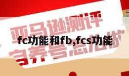 fc功能和fb,fcs功能