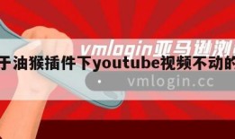 关于油猴插件下youtube视频不动的信息