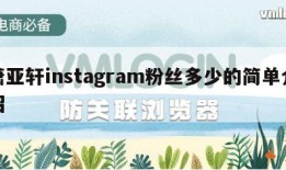 萧亚轩instagram粉丝多少的简单介绍