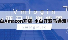 小白Amazon开店-小白开亚马逊难吗?